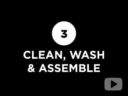 Clean Wash Assemble