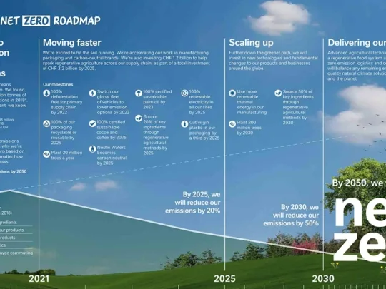 Nestle Zero Roadmap Infograp