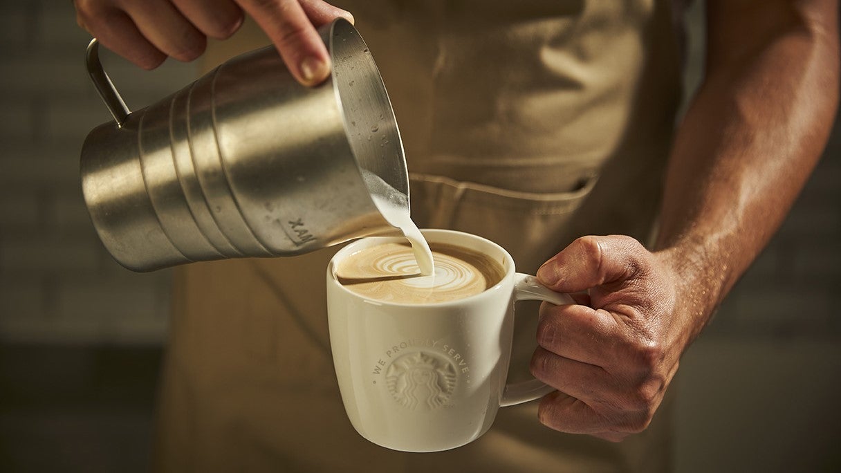 we proudly serve starbucks coffee