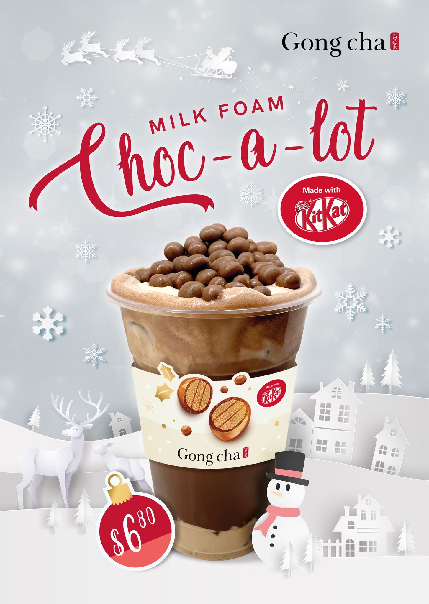 Gong Cha Milk Foam Choc-a-lot
