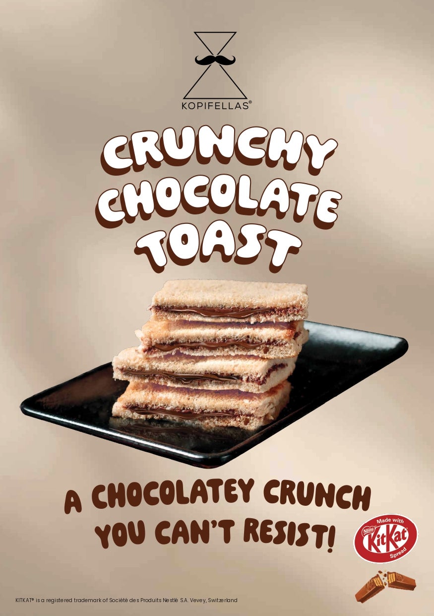 Kopifellas Crunchy Chocolate Toast ​