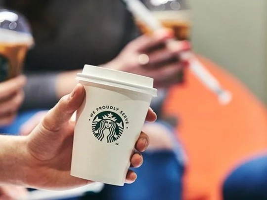 WE PROUDLY SERVE STARBUCKS®