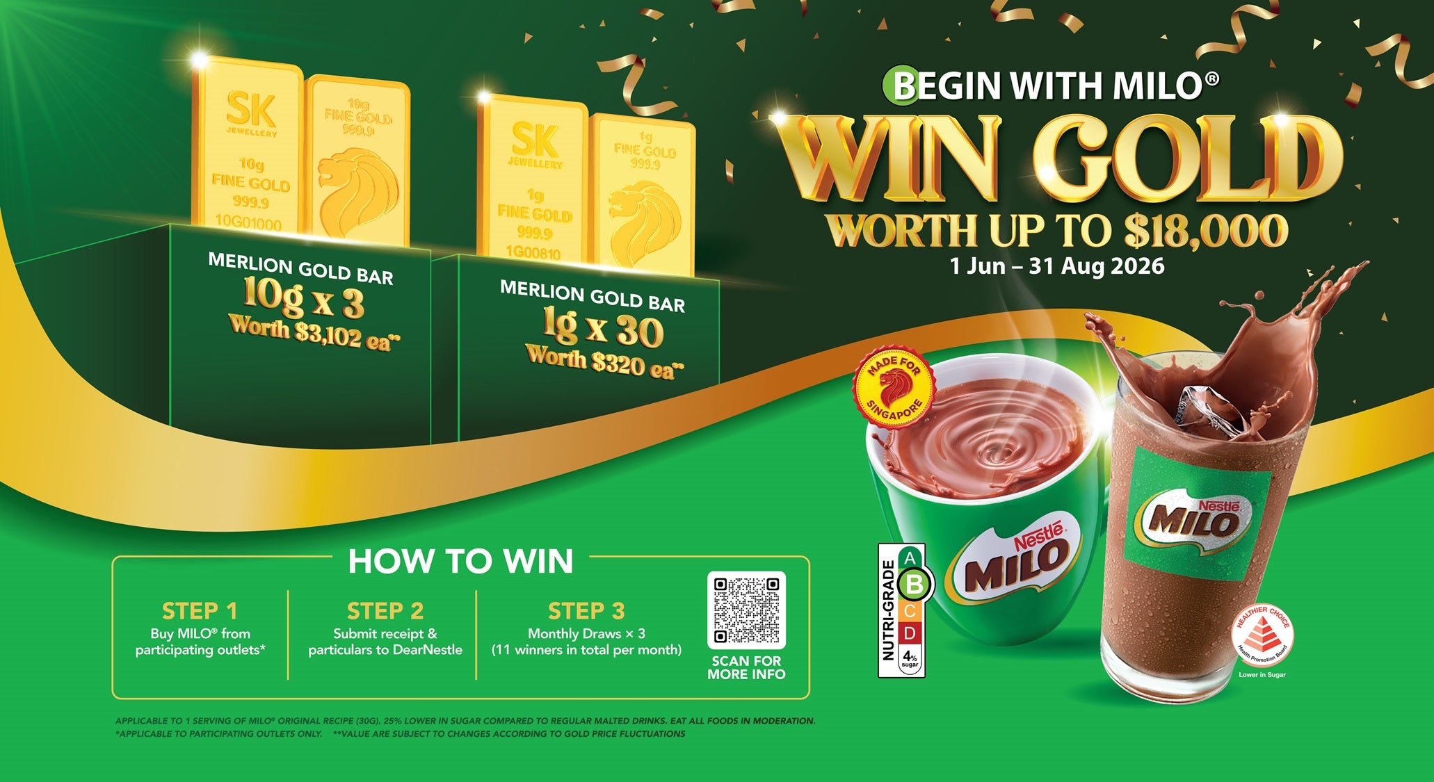 Begin with MILO® &amp; win Gold 2026
