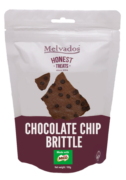 Chocolate Chip Brittle Made with Milo 