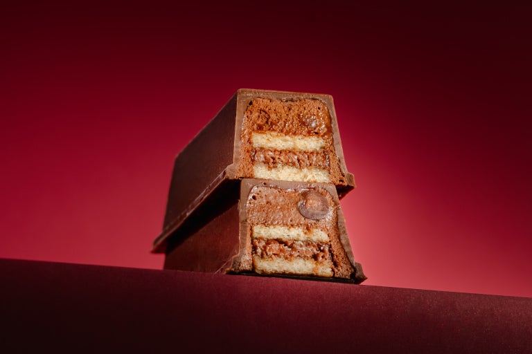 Chocolate Bar Cake Mousse/Hard Shell