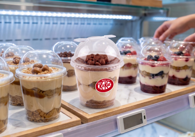 Grab & Go Setting with Chocolate Tiramisu Made with KITKAT