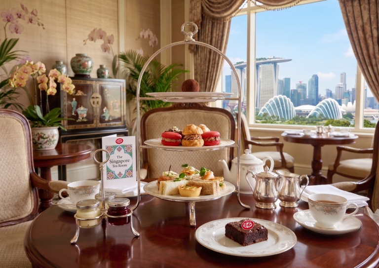 Hotel Hi-Tea Setting Made with KITKAT