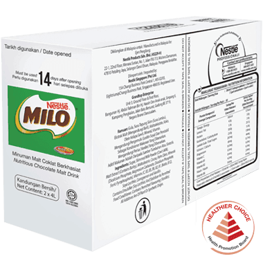 MILO Liquid Concentrate 4L Bag in Box