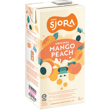 SJORA Mango Peach 1L (Tetra Pack)