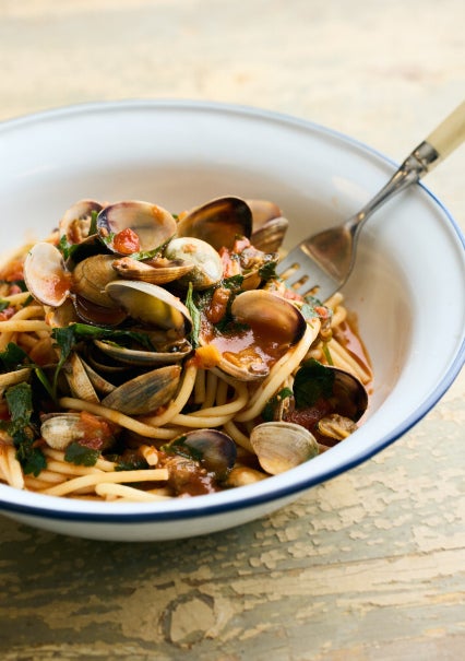 Spaghetti Vongole al pomodoro