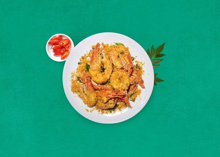 Spicy Sour Cereal Prawn