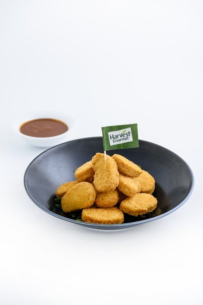 Meatless Crispy Nugget with Citrus Orange Panggang Sauce