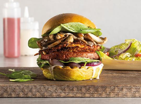 SENSATIONAL MUSHROOM BURGER