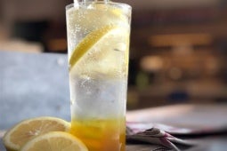 Mango Peach Lemonade Fizz
