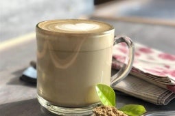 Dirty Green Tea Latte