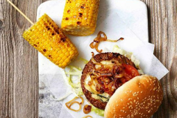 SENSATIONAL MEAT-FREE CHEESE BURGER