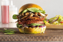 SENSATIONAL MUSHROOM BURGER