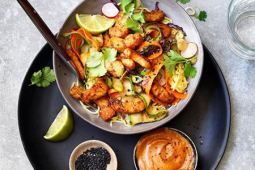 CHARGRILLED PIECES SATAY NOODLE SALAD