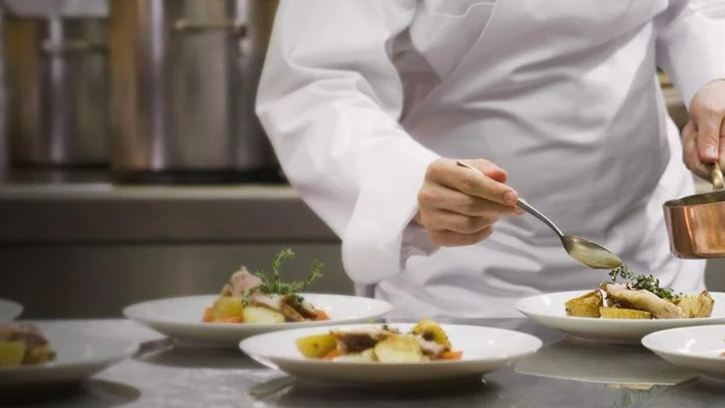 Chef is cooking