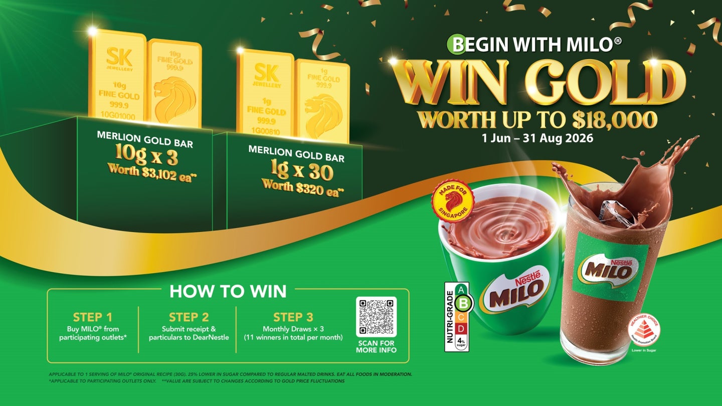 Begin with MILO® & win Gold 2026 