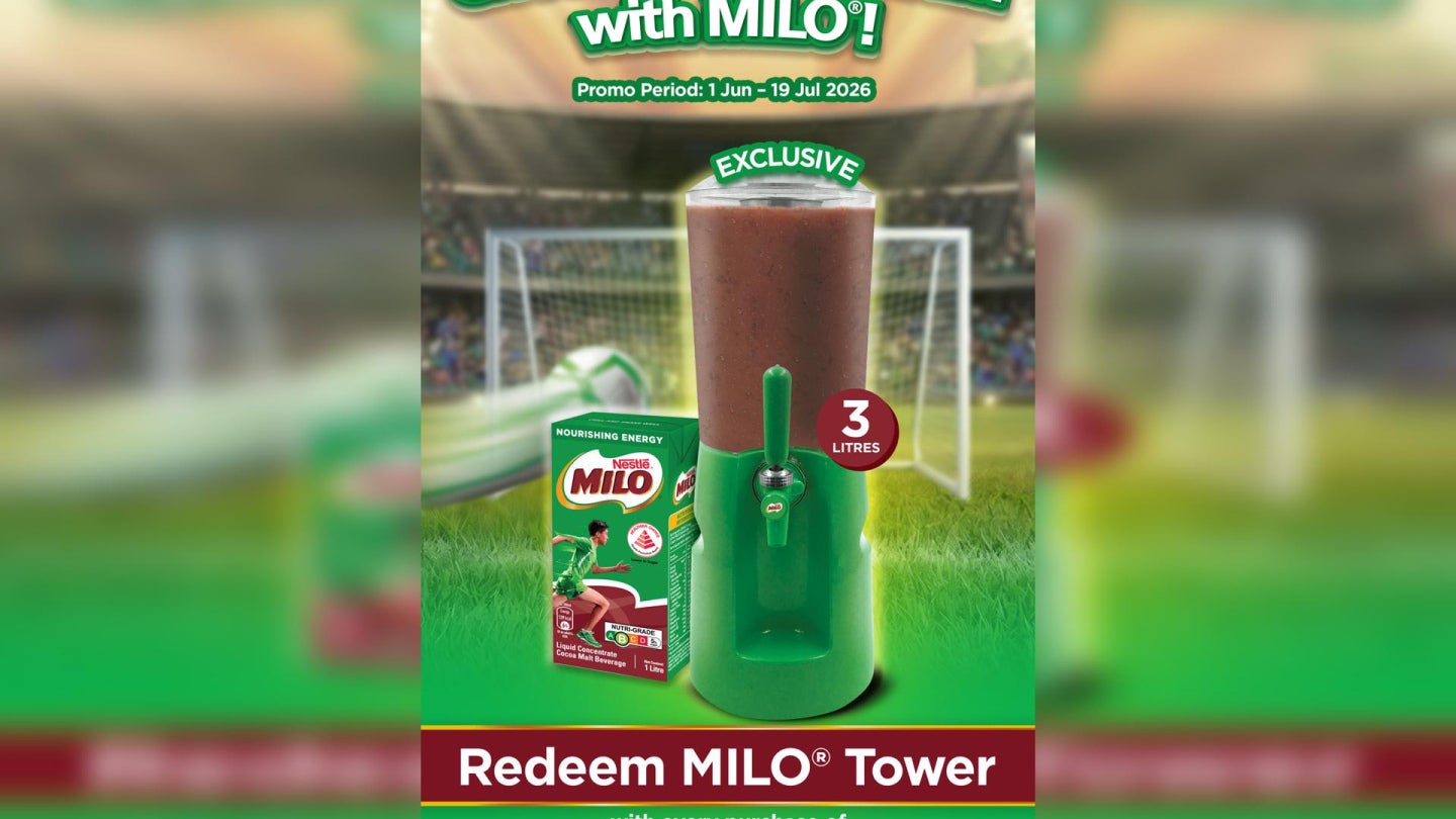 Cheer for your team with MILO®  