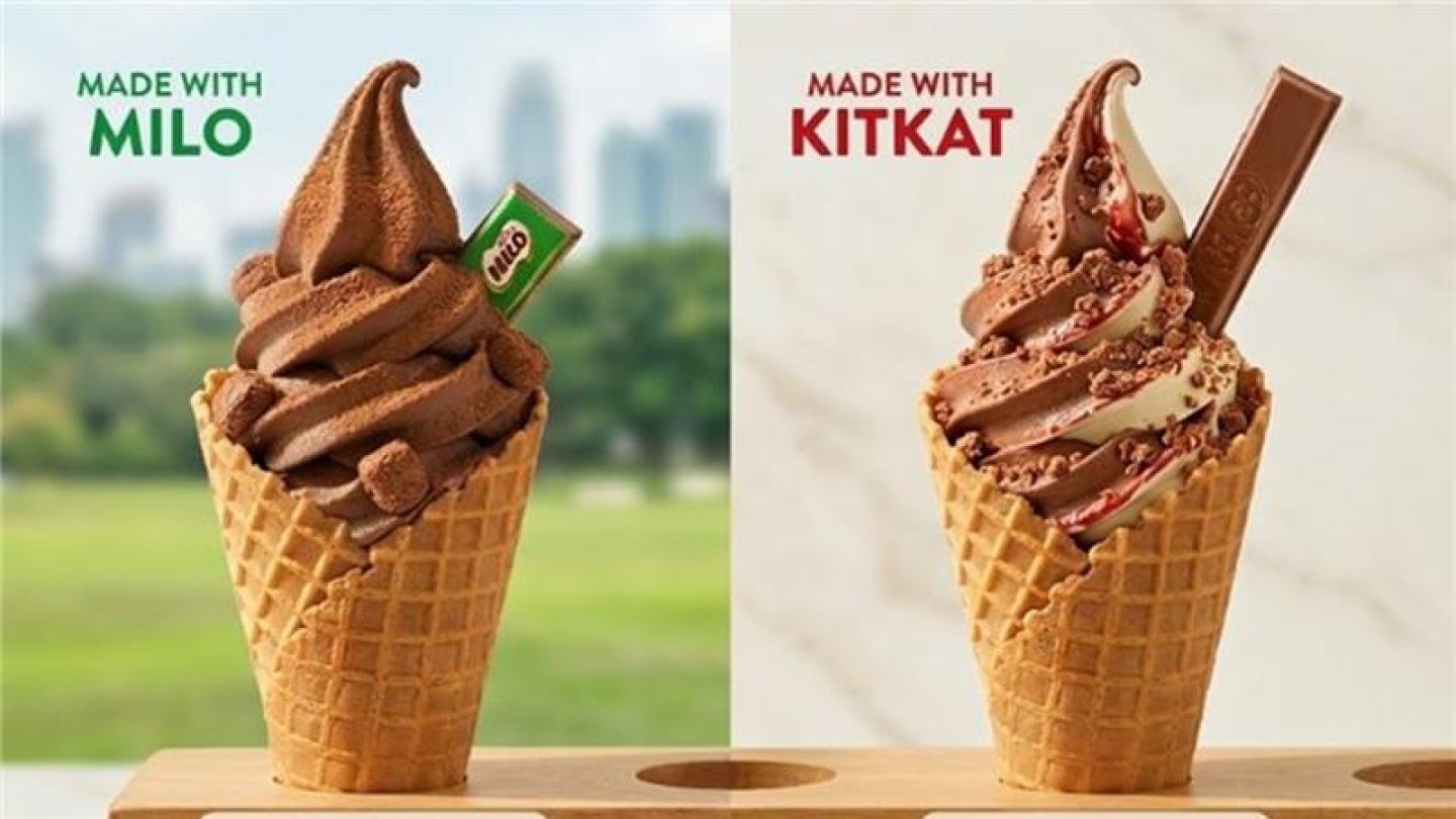 Milo and Kitkat Icecream