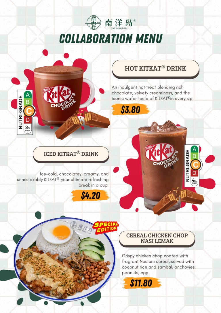 Nanyang Dao x KITKAT® Collaboration Menu